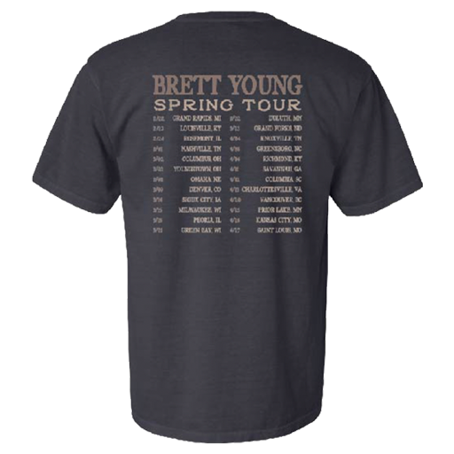 Concert tour t shirts hot sale