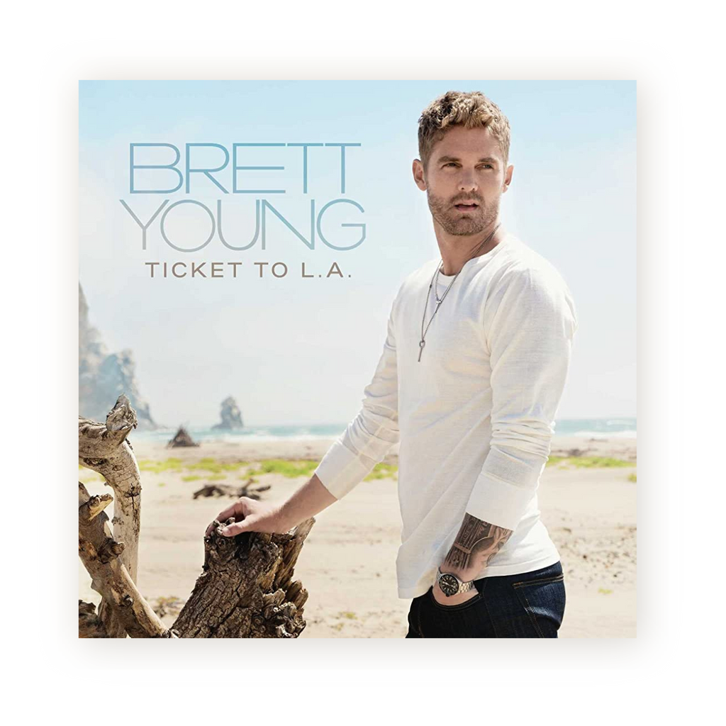 2018 Brett Young Ticket To LA CD Brett Young Official Merchandise