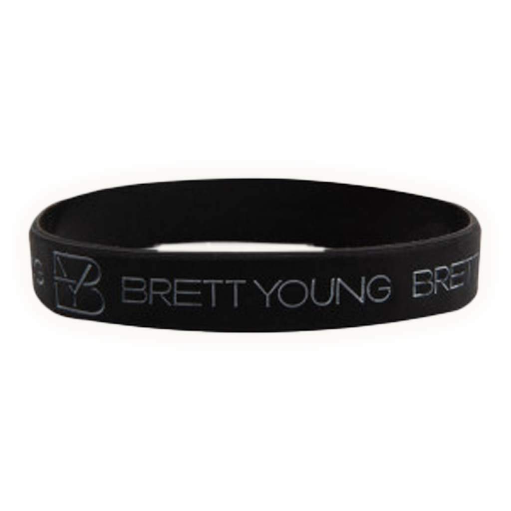 2022 Brett Young Logo Wristband Brett Young Official Merchandise